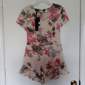 NEW WT BEBE Floral romper